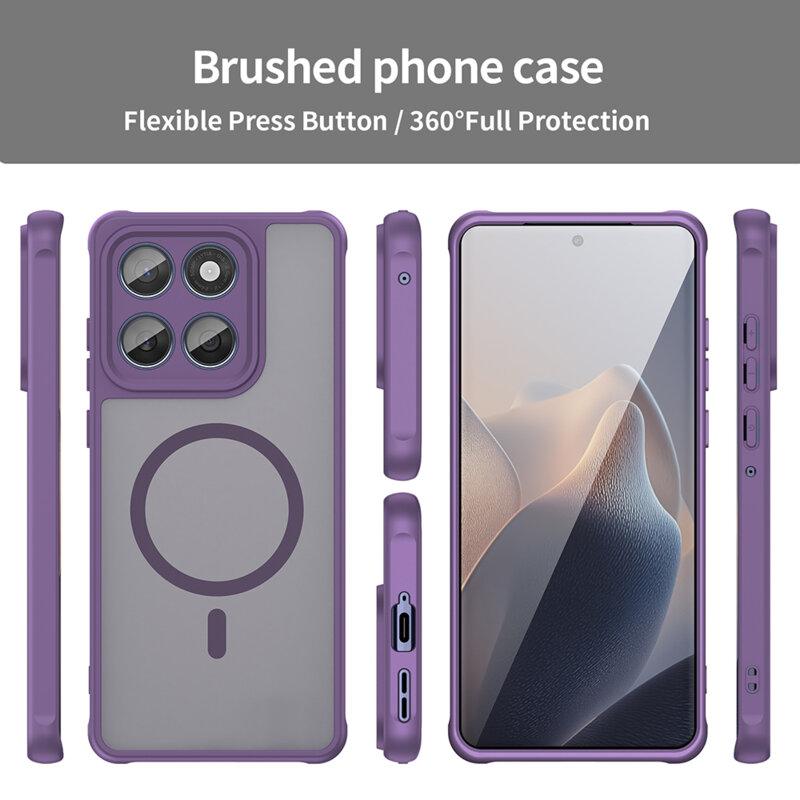 Husa Motorola Edge 60 Fusion Techsuit HaloFrost II MagSafe, mov