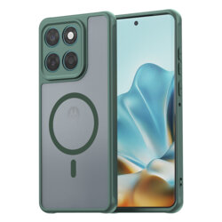 Husa Motorola Edge 60 Fusion Techsuit HaloFrost II MagSafe, verde