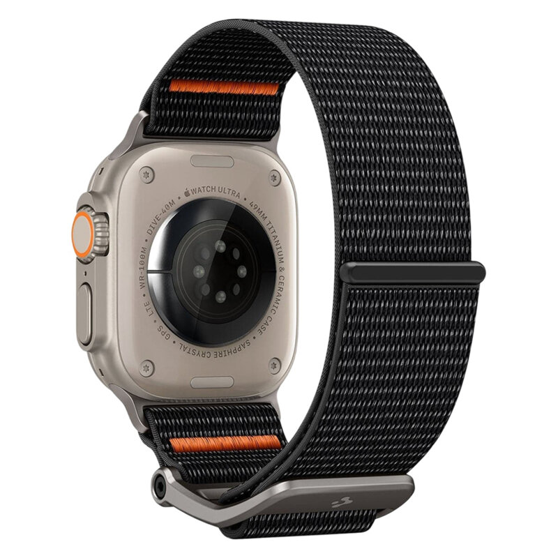 Curea Apple Watch Ultra 4 Spigen DuraPro Flex, negru