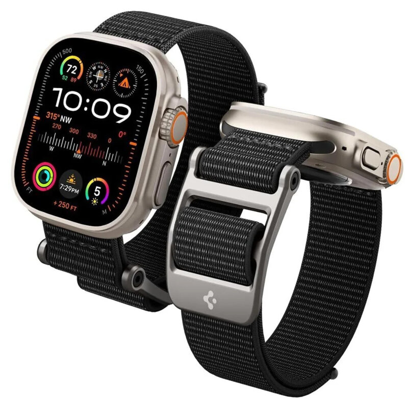 Curea Apple Watch Ultra Spigen DuraPro Flex, negru