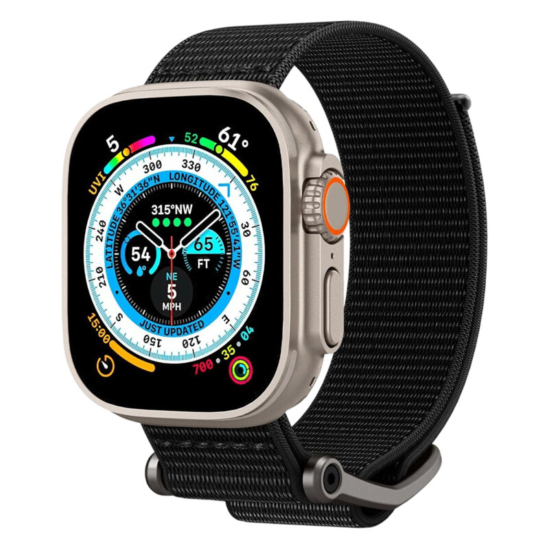 Curea Apple Watch 5 44mm Spigen DuraPro Flex, negru