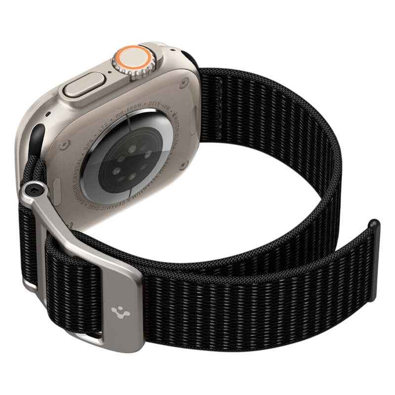 Curea Apple Watch 5 44mm Spigen DuraPro Flex, negru