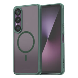 Husa Sony Xperia 1 VII Techsuit HaloFrost II MagSafe, verde