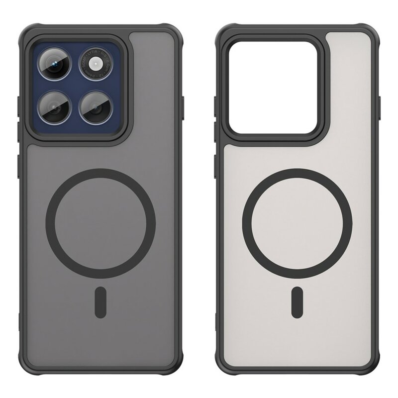 Husa Motorola Edge 60 Pro Techsuit HaloFrost II MagSafe, negru