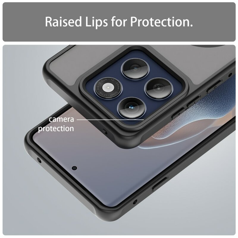 Husa Motorola Edge 60 Pro Techsuit HaloFrost II MagSafe, negru