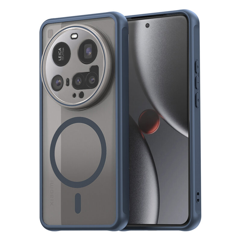 Husa Xiaomi 15 Ultra Techsuit HaloFrost II MagSafe, bleumarin