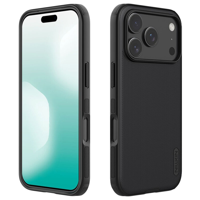 Husa iPhone 18 Pro Max Nillkin Super Frosted Shield Pro Magnetic, negru