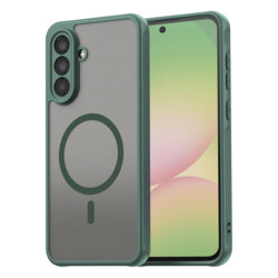 Husa Samsung Galaxy A56 5G Techsuit HaloFrost II MagSafe, verde