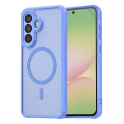 Husa Samsung Galaxy A56 5G Techsuit HaloFrost II MagSafe, albastru