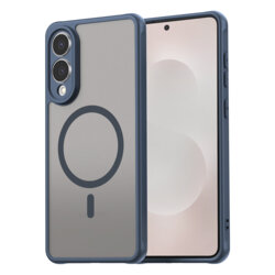 Husa Samsung Galaxy S25 Edge Techsuit HaloFrost II MagSafe, bleumarin