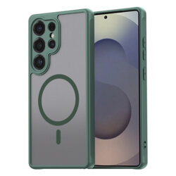 Husa Samsung Galaxy S25 Ultra Techsuit HaloFrost II MagSafe, verde