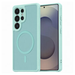 Husa Samsung Galaxy S25 Ultra Techsuit HaloFrost II MagSafe, verde menta