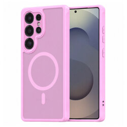 Husa Samsung Galaxy S25 Ultra Techsuit HaloFrost II MagSafe, roz