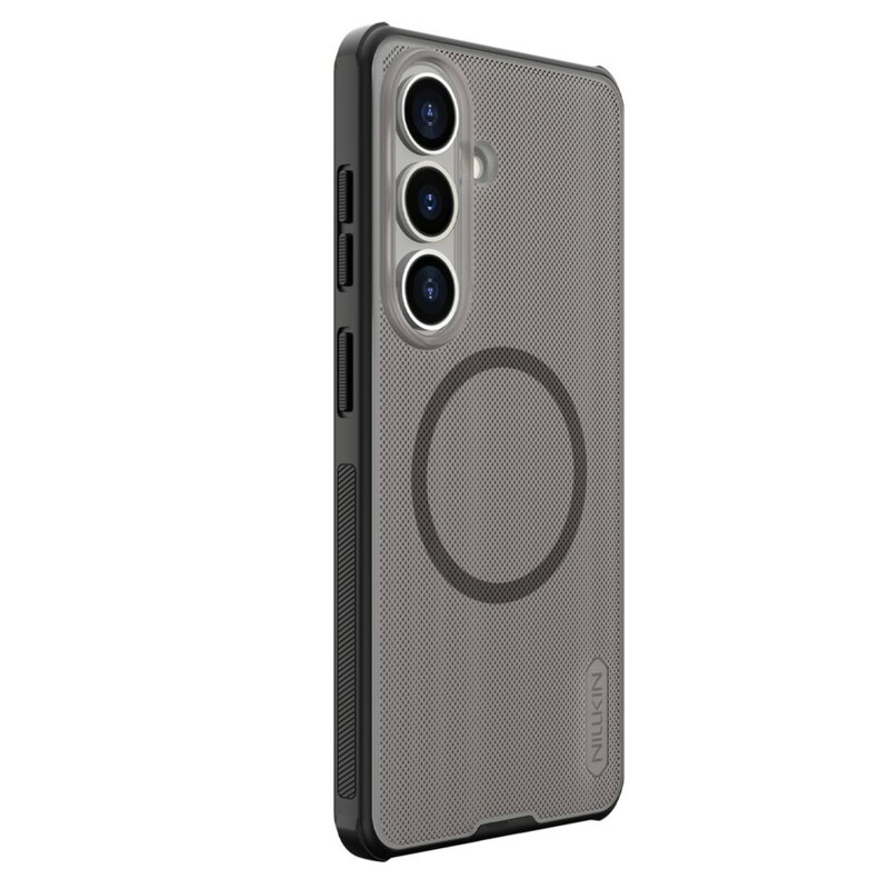 Husa Samsung Galaxy S26 FE Nillkin Super Frosted Shield Pro Magnetic, negru/transparenta