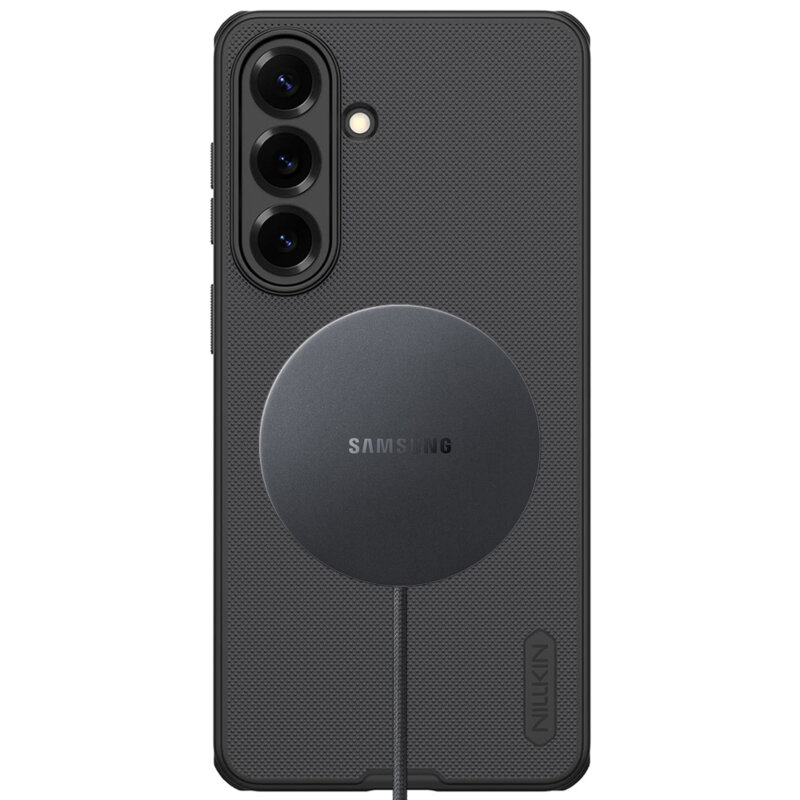 Husa Samsung Galaxy S26 Nillkin Super Frosted Shield Pro Magnetic, negru