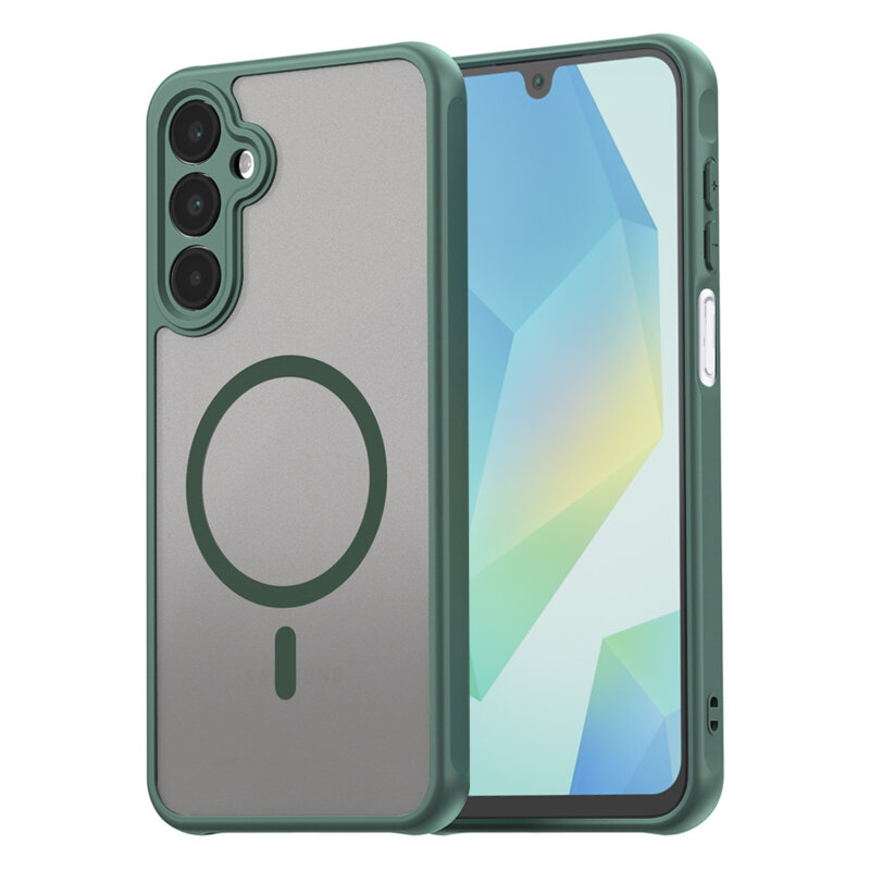 Husa Samsung Galaxy A16 5G Techsuit HaloFrost II MagSafe, verde
