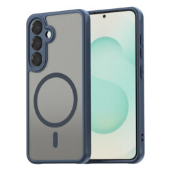 Husa Samsung Galaxy S25 Plus Techsuit HaloFrost II MagSafe, bleumarin