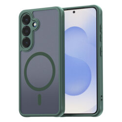 Husa Samsung Galaxy S25 Techsuit HaloFrost II MagSafe, verde