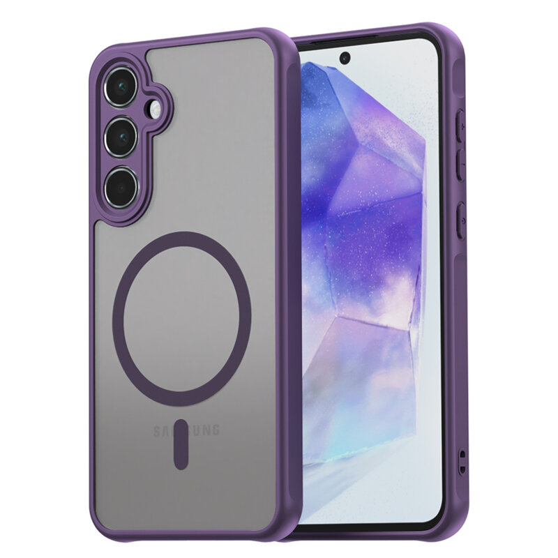 Husa Samsung Galaxy A55 5G Techsuit HaloFrost II MagSafe, mov