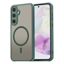 Husa Samsung Galaxy A35 5G Techsuit HaloFrost II MagSafe, verde