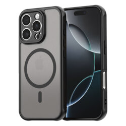Husa iPhone 16 Pro Techsuit HaloFrost II MagSafe, negru