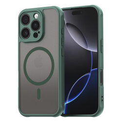 Husa iPhone 16 Pro Max Techsuit HaloFrost II MagSafe, verde