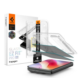 [Pachet 2x] Folie iPhone Duo Spigen Glas.tR EZ Fit Pro HD, privacy
