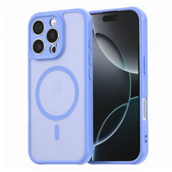 Husa iPhone 16 Pro Techsuit HaloFrost II MagSafe, albastru