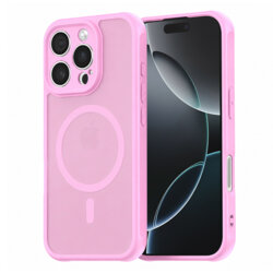 Husa iPhone 16 Pro Techsuit HaloFrost II MagSafe, roz