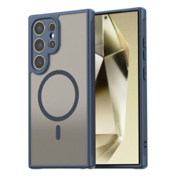 Husa Samsung Galaxy S24 Ultra Techsuit HaloFrost II MagSafe, bleumarin