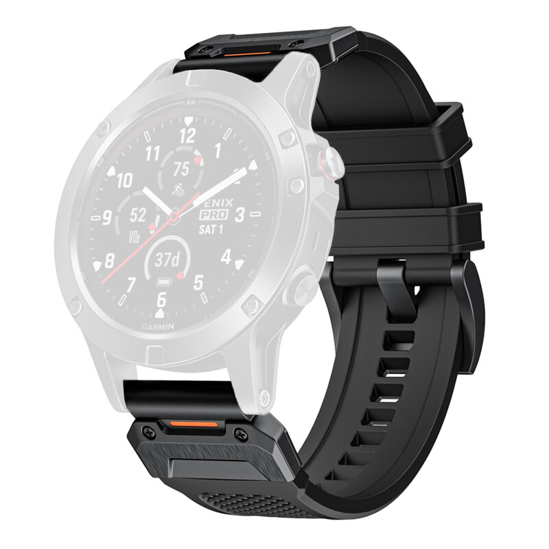 Curea Garmin Fenix 9 51mm Techsuit, negru, W068