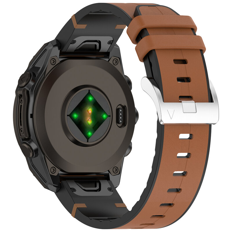 Curea Garmin Fenix 9 47mm Techsuit, maro, W071