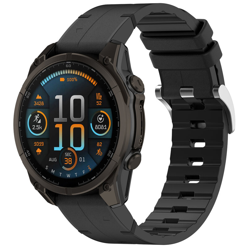 Curea Garmin Fenix 9 Pro 47mm Techsuit, negru, W071
