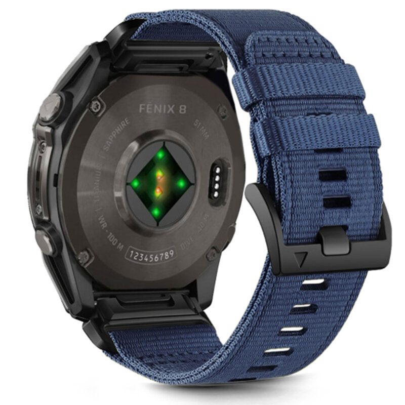 Curea Garmin Fenix 9 47mm Techsuit, bleumarin, W070