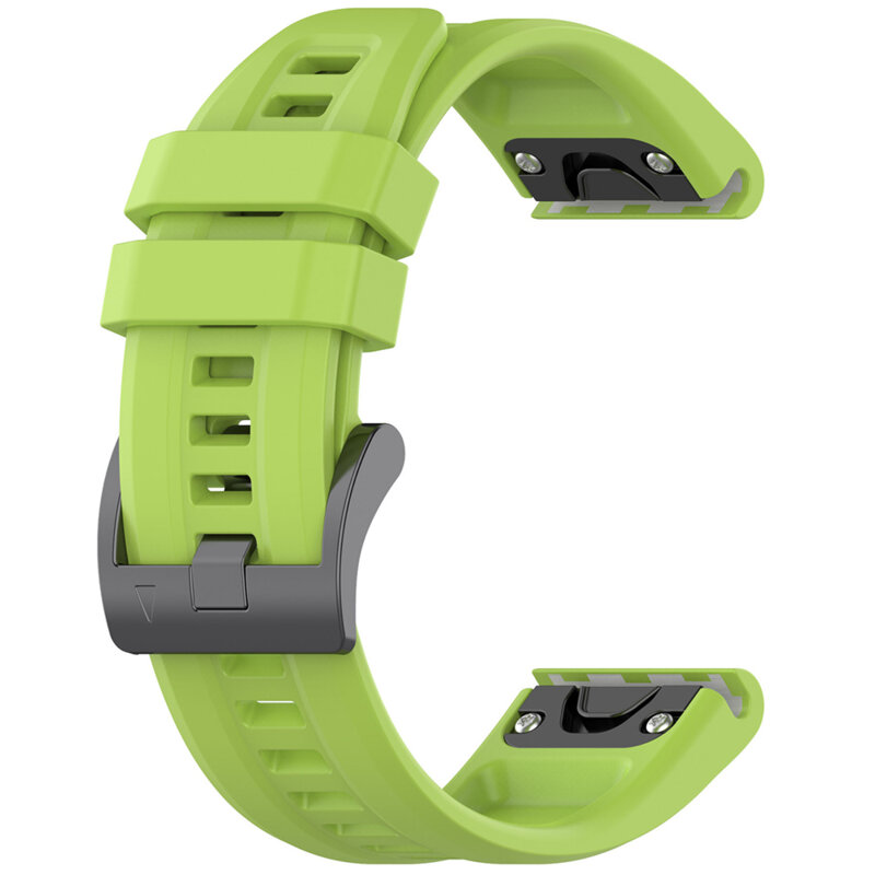 Curea Garmin Fenix 9 Pro-Solar 47mm Techsuit, verde deschis, W060