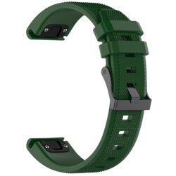 Curea Garmin Fenix 9 47mm Techsuit, verde inchis, W058