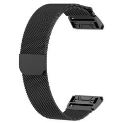 Curea Garmin Fenix 9 Pro-Solar 47mm Techsuit, negru, W009