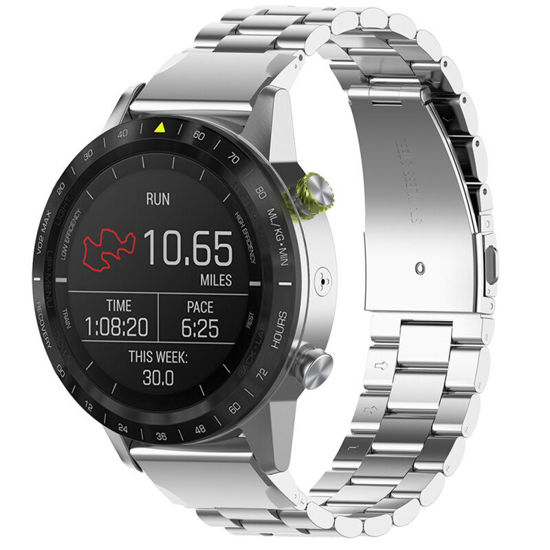 Curea Garmin Fenix 9 Pro-Solar 47mm Techsuit, argintiu, W010