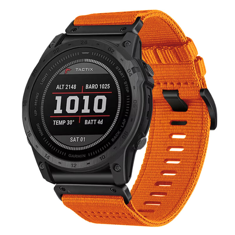 Curea Garmin Fenix 9 43mm Techsuit, portocaliu, W070