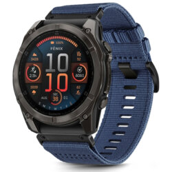 Curea Garmin Fenix 9 43mm Techsuit, bleumarin, W070