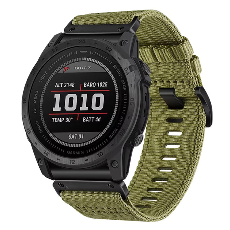 Curea Garmin Fenix 9 43mm Techsuit, verde, W070