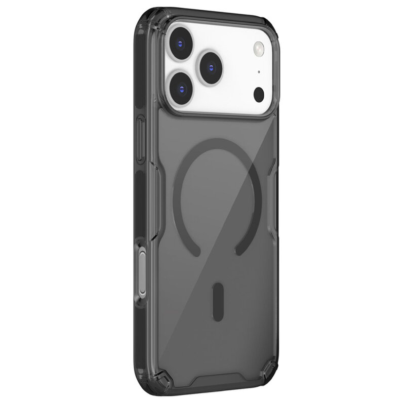 Husa iPhone 18 Pro Nillkin Nature TPU Pro MagSafe, negru/transparenta