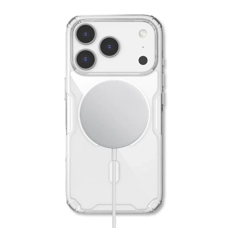 Husa iPhone 18 Pro Nillkin Nature TPU Pro MagSafe, alb