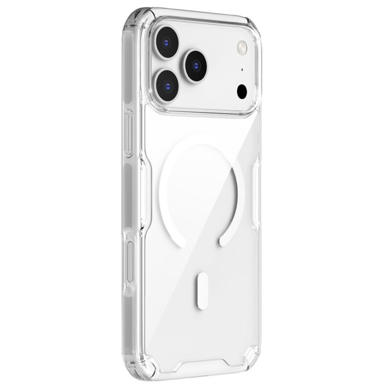 Husa iPhone 18 Pro Max Nillkin Nature TPU Pro MagSafe, alb