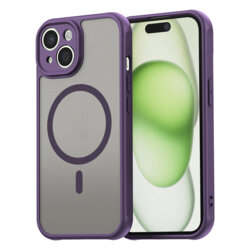 Husa iPhone 15 Plus Techsuit HaloFrost II MagSafe, mov