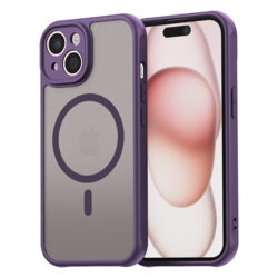 Husa iPhone 15 Techsuit HaloFrost II MagSafe, mov
