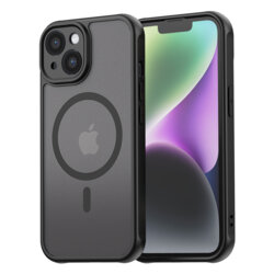 Husa iPhone 14 Techsuit HaloFrost II MagSafe, negru