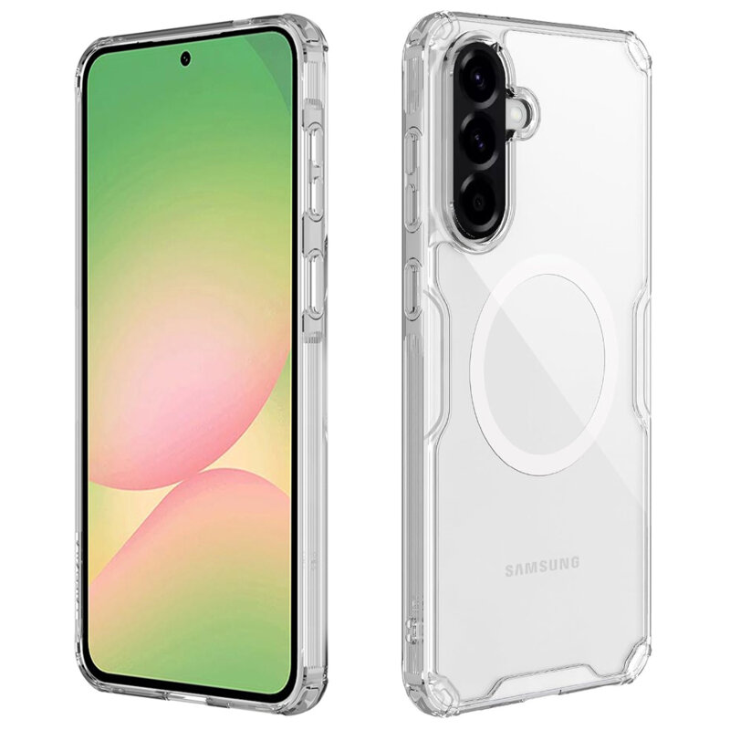 Husa Samsung Galaxy A56 5G Nillkin Nature TPU Pro MagSafe, alb