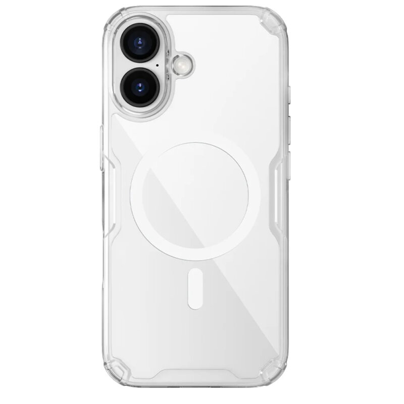 Husa iPhone 17 Nillkin Nature TPU Pro MagSafe, alb