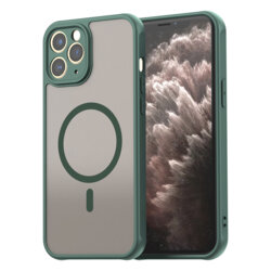 Husa iPhone 11 Pro Techsuit HaloFrost II MagSafe, verde
